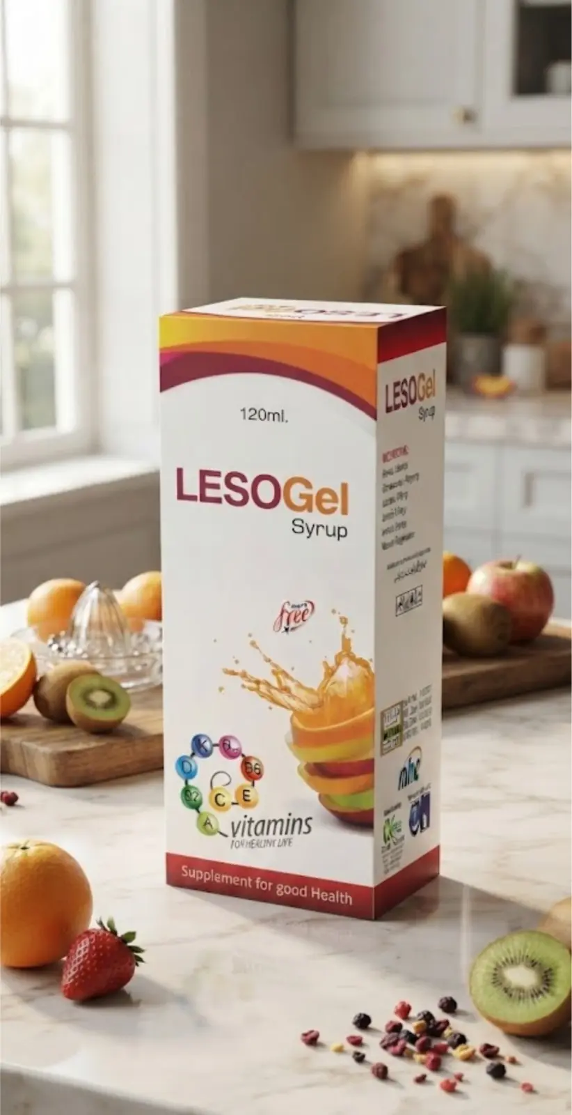 Lesogel Syrup 120ml by MS PHARMA