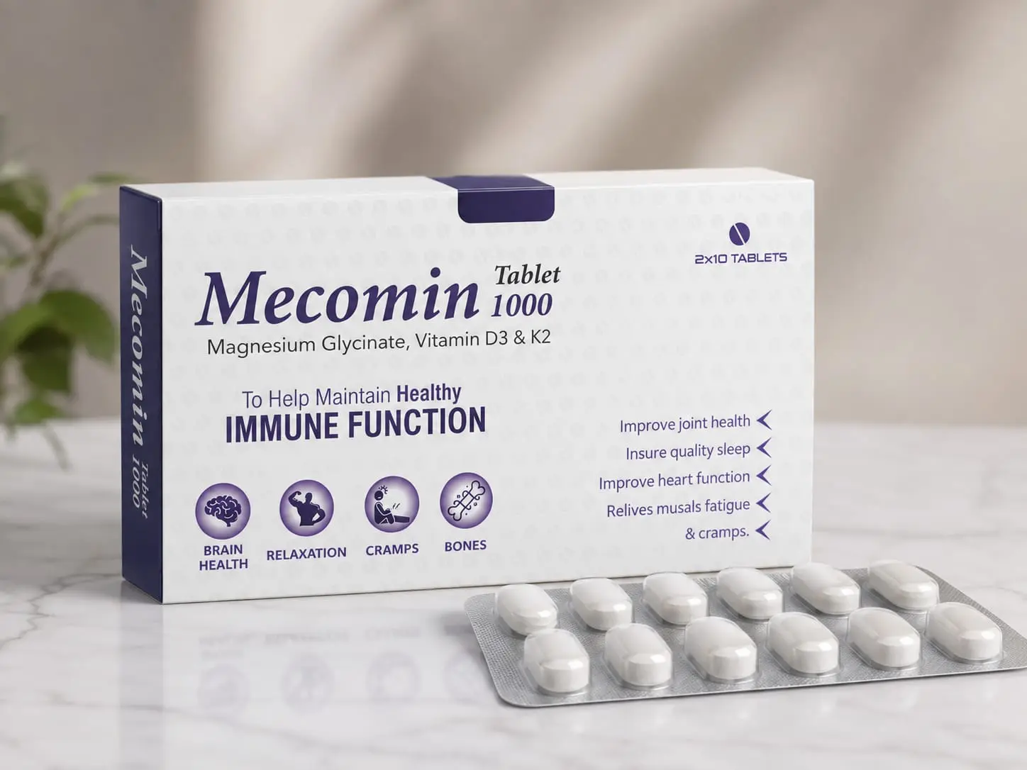 Mecomine 1000 Tab by MS PHARMA
